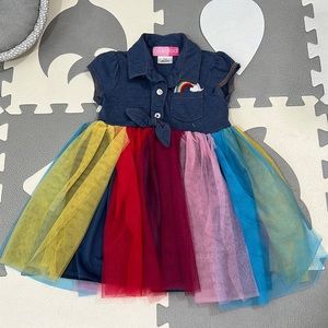 Rainbow Toddler Dress